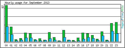 Hourly usage