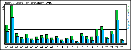 Hourly usage