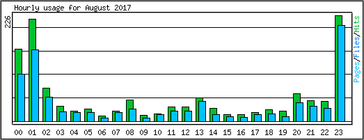 Hourly usage