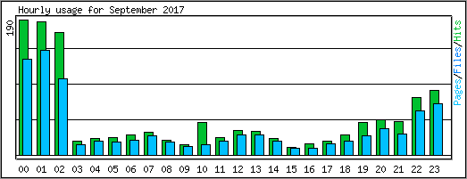 Hourly usage